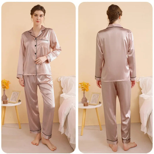 Satin Lounge Set – Soft & Stylish Sleepwear