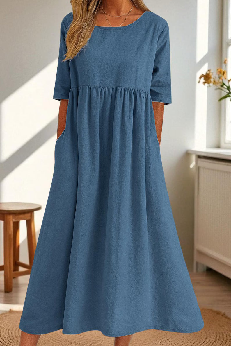 Smoky Grey Maxi Frock