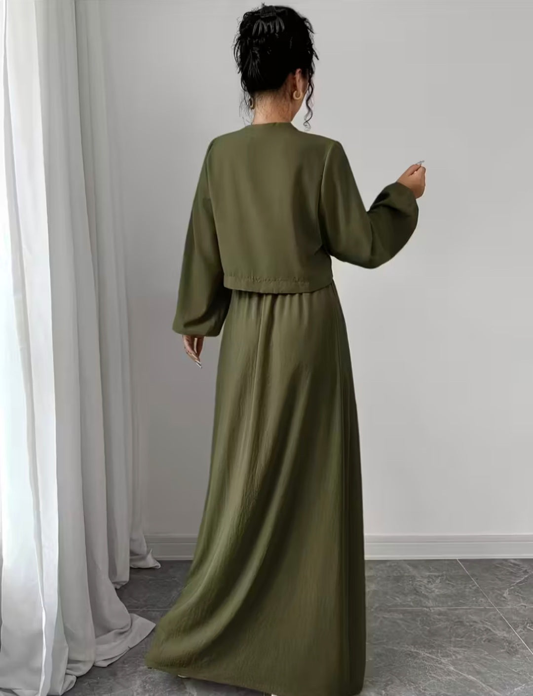 Olive Green Skirt & Top Set – Elegant, Modern & Stylish Women’s Co-ord Outfit