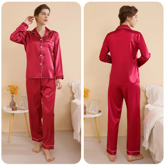 Classic Red PJs – Soft & Stylish Lounge Set