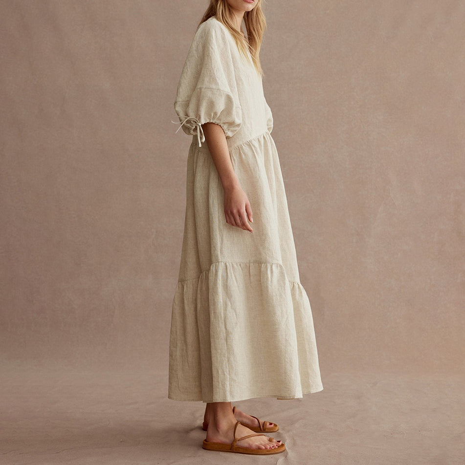 Women’s White Frock-Style Dress – Elegant & Timeless Look