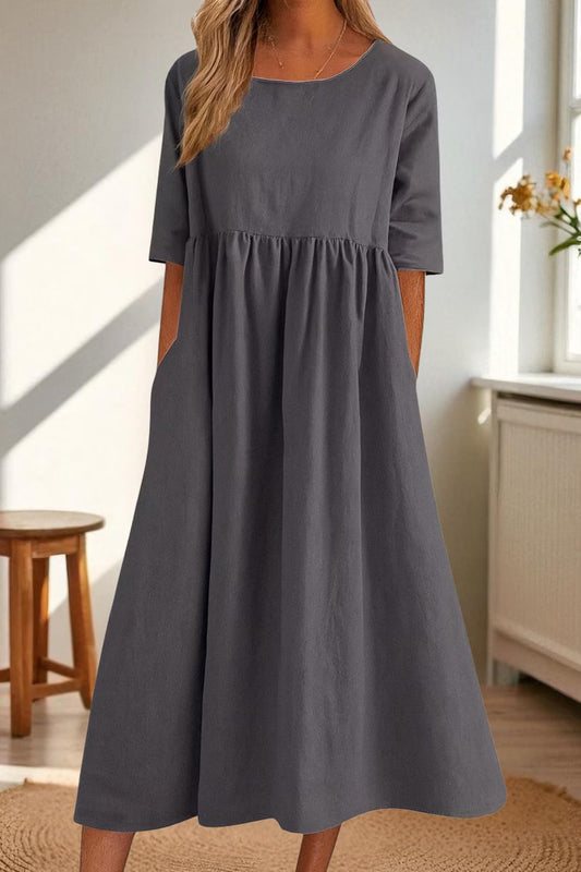 Smoky Grey Maxi Frock